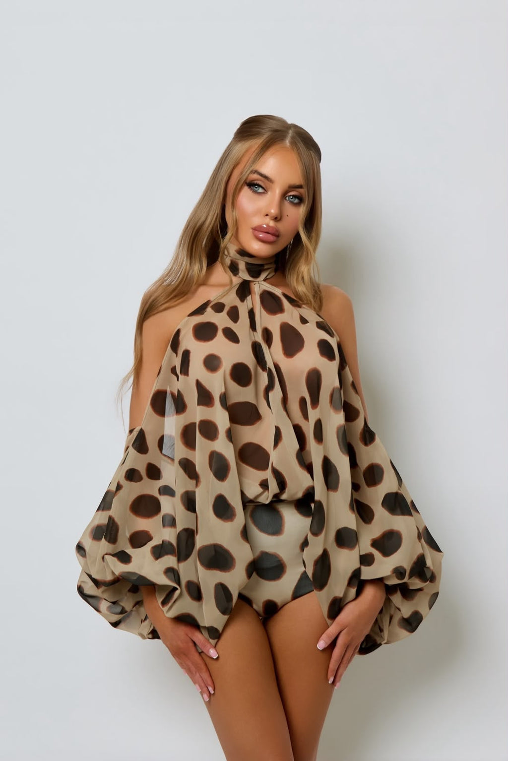 Pre order Farah set- Cheetah print Delivery 24th August