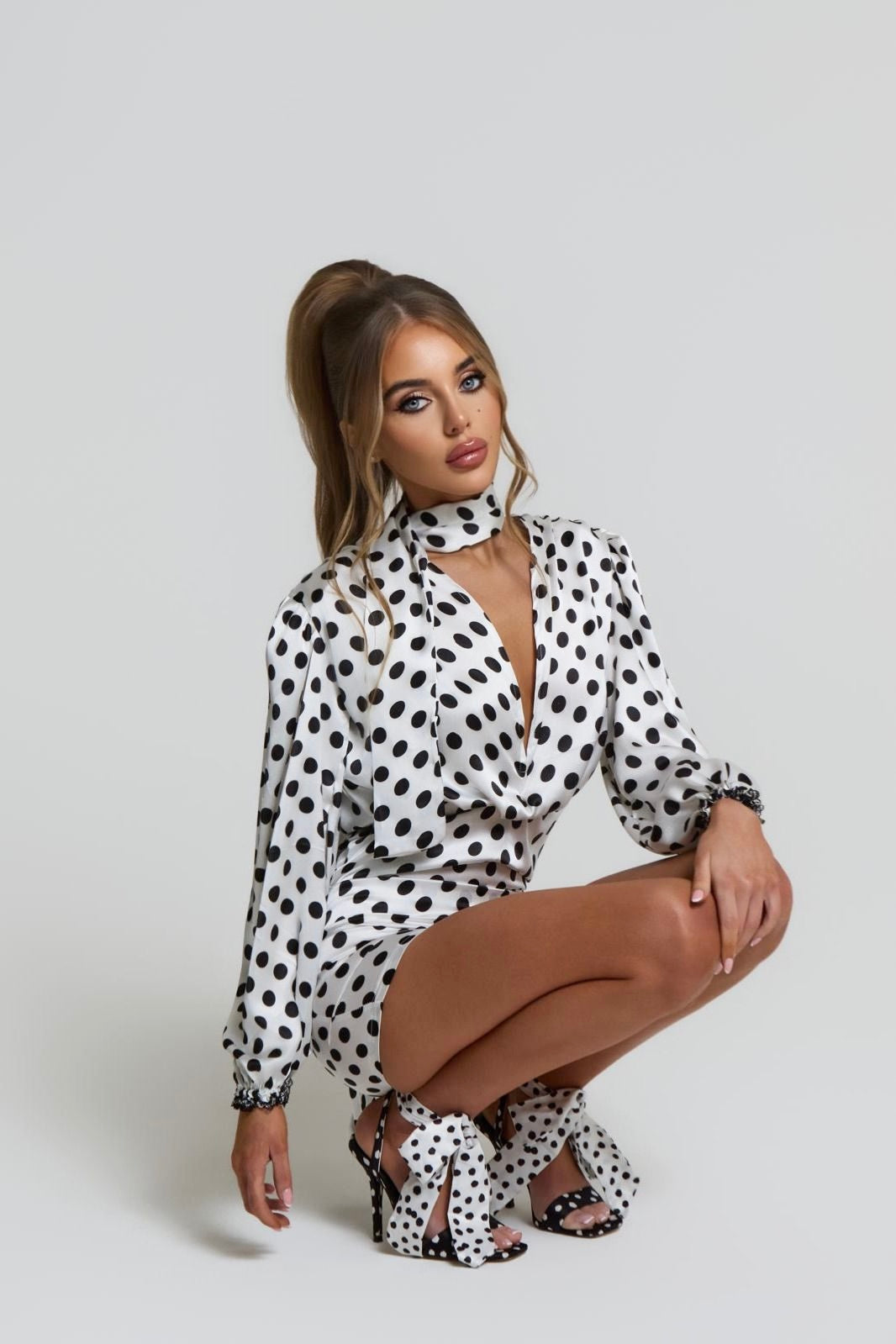 Pre order Elsie polka dot dress delivery 30/03/26